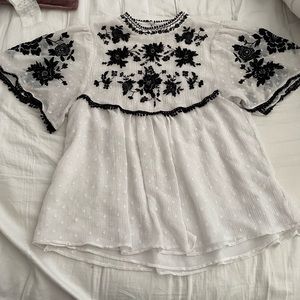 Zara Baby Doll Top